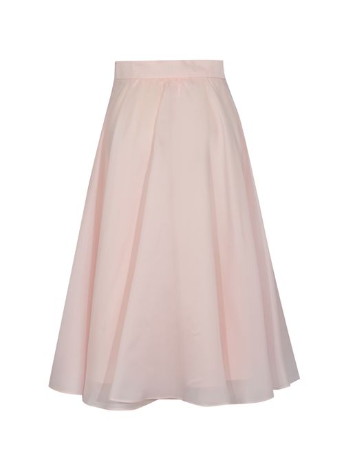 Gonna a ruota MSECALLE in organza di seta Rosa MAX MARA STUDIO | 2616101023600002